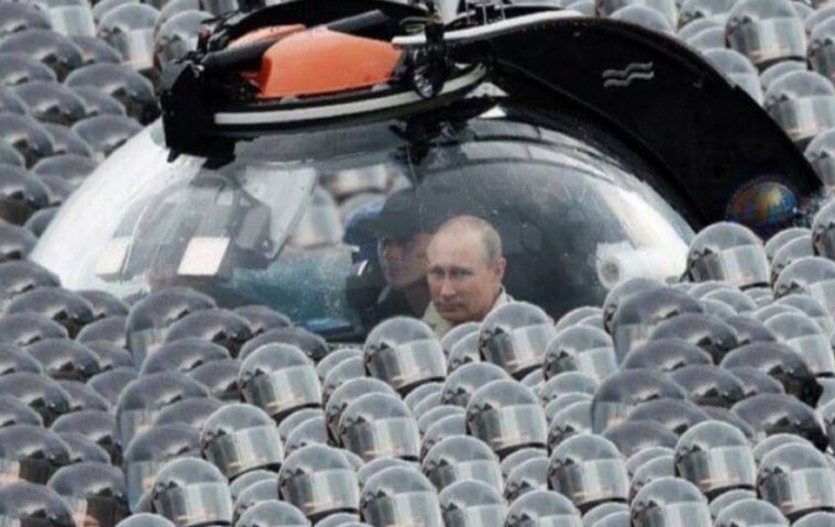 Путина в батискафе высмеяли новыми карикатурами. ФОТО