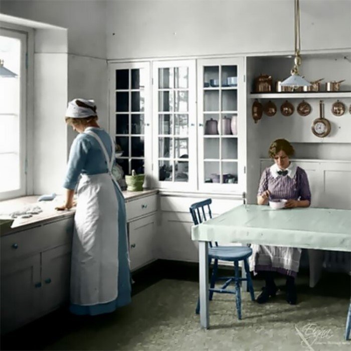 Как выглядели американские кухни в начале ХХ века