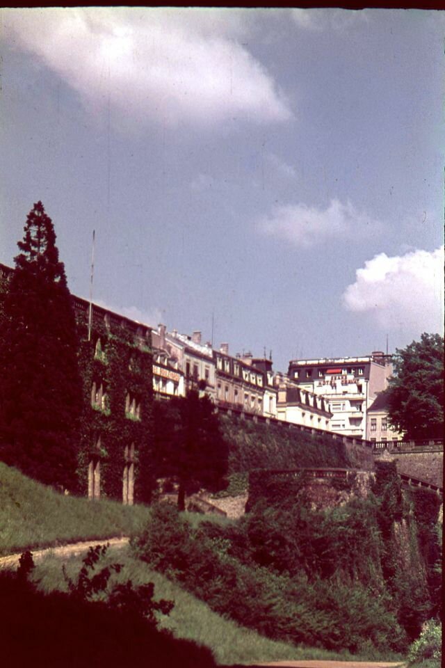 Редкие цветные фотографии послевоенного Люксембурга 1947 года