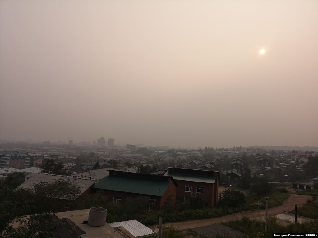 Улан-Удэ полностью в дыму