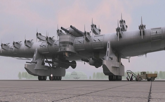 Многообещающий проект СССР летающая крепость