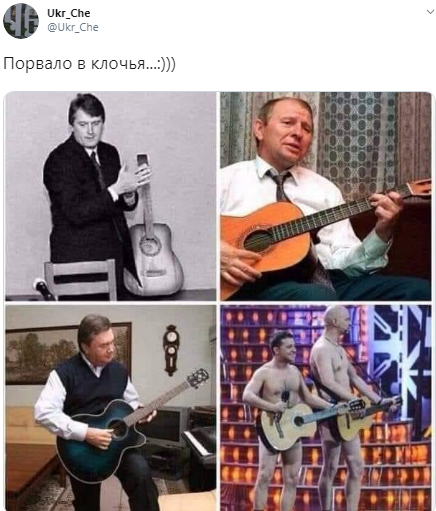Президентов Украины высмеяли новой фотожабой. ВИДЕО