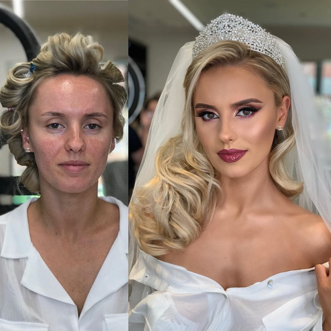 Невероятные преображения невест с помощью макияжа. Фото
