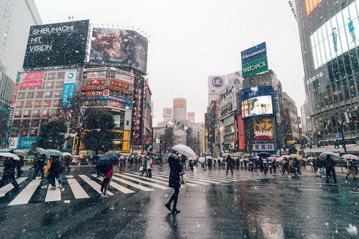 Заснеженный Токио в фотографиях Yuichi Yokota