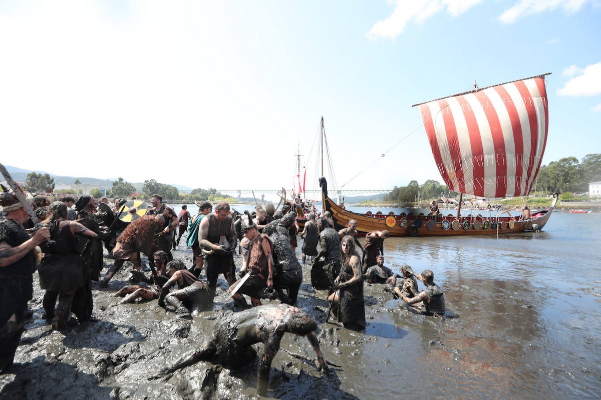 Фестиваль викингов Romeria Vikinga de Catoira в Испании