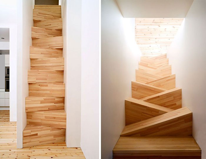 Примеры небезопасного дизайна лестниц