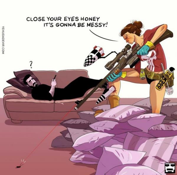 Повседневный брак: забавнее комиксы израильского иллюстратора (ФОТО)