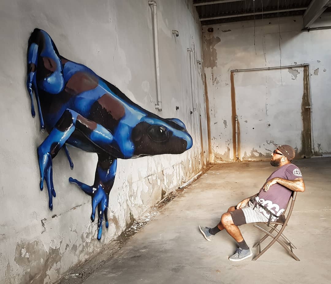 Удивительные 3D-граффити от талантливого художника. ФОТО