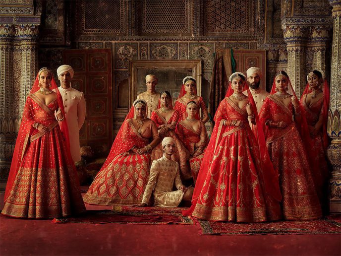 Современные индийские свадебные наряды. ФОТО
