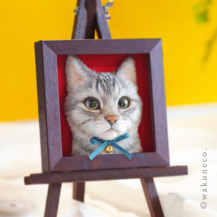 3D-портреты кошек от мастера Вакунеко из Японии