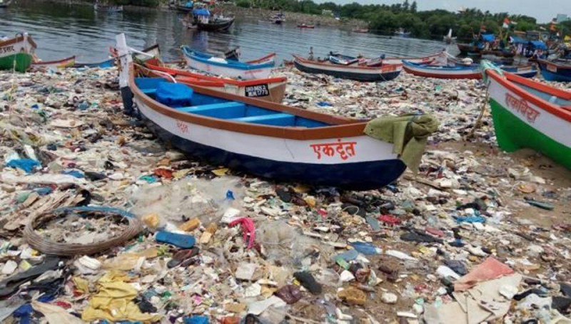 В Индии мужчина организовал масштабную уборку пляжа. Фото