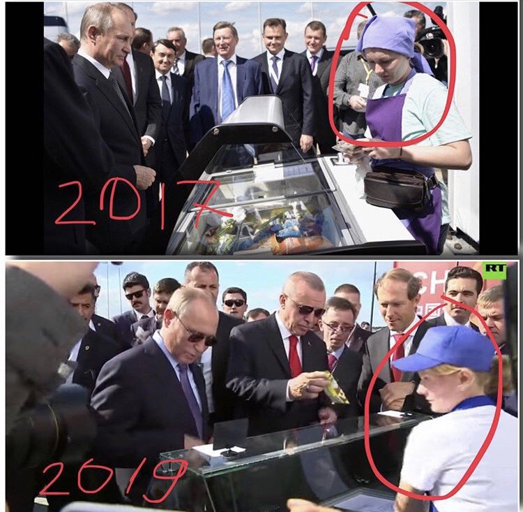 В Сети высмеяли постановочную фотку Путина с мороженым. ФОТО