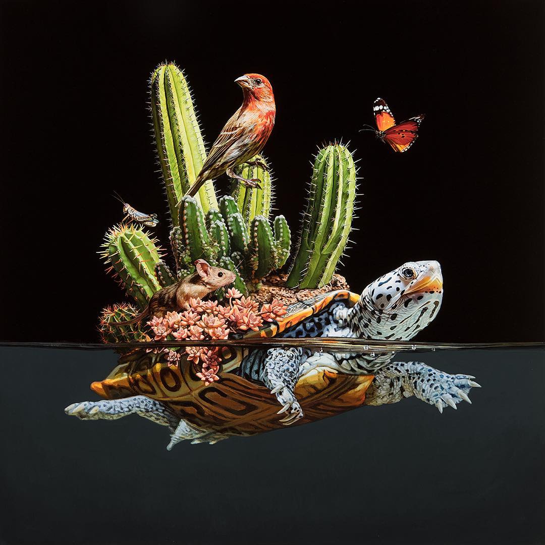 Животные на границе миров в картинах Лизы Эриксон