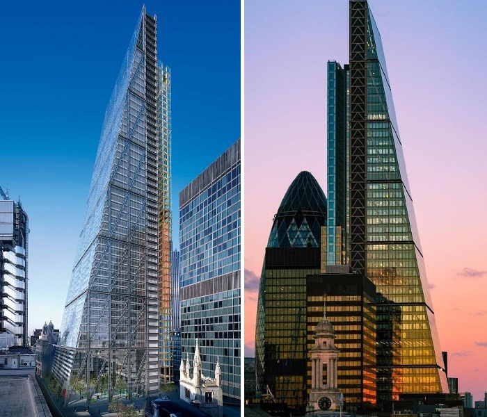 Небоскреб The Leadenhall Building был построен в исторической части города на территории, так называемого Сити (Лондон, Великобритания). | Фото: lakhtacenter.livejournal.com.