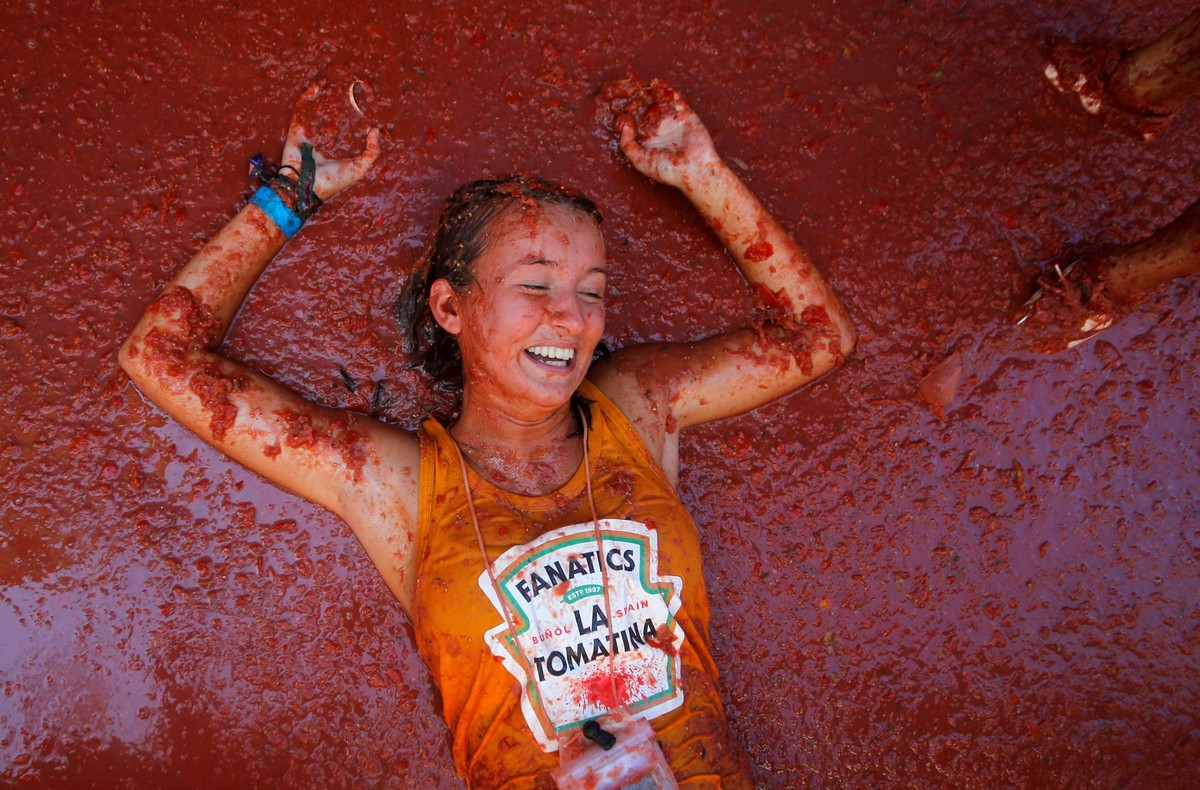 Ежегодный фестиваль Tomatina 2019 в Испании