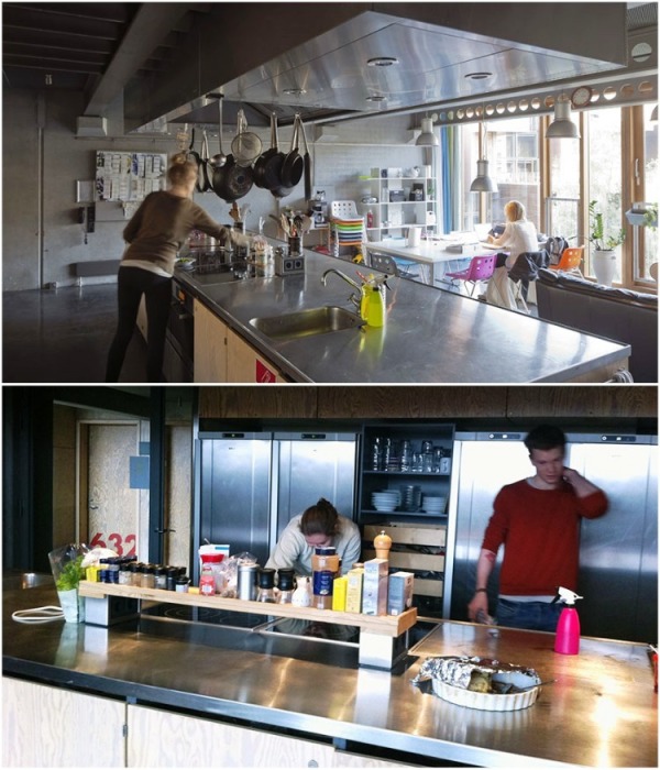На территории кампуса находится 30 благоустроенных кухонь (Tietgenkollegiet, Копенгаген). | Фото: propertytimes.com.ua.