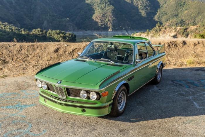 Редкий зелёный BMW 3.0 CSL 1974 года выпуска