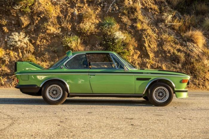 Редкий зелёный BMW 3.0 CSL 1974 года выпуска