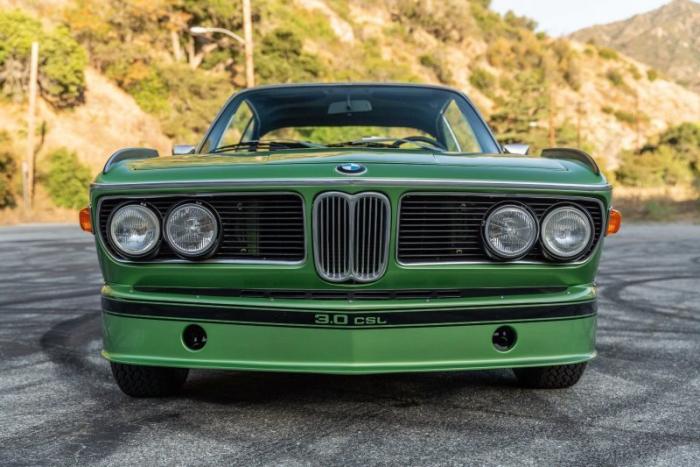 Редкий зелёный BMW 3.0 CSL 1974 года выпуска