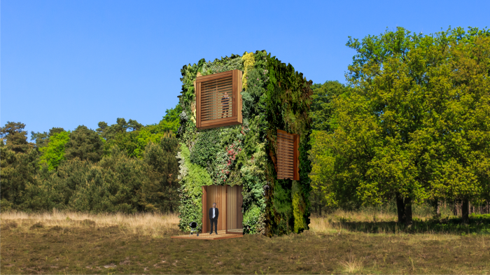 В Голландии представили образцы уникальных эко-домов с «живыми» фасадами
