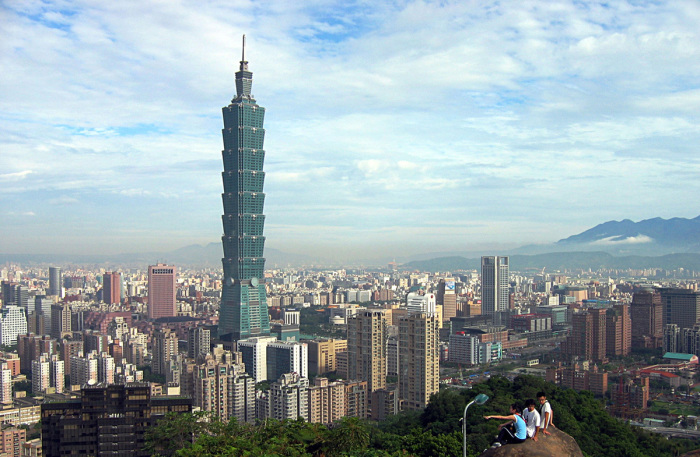 Удивительная башня Тайбэй 101.