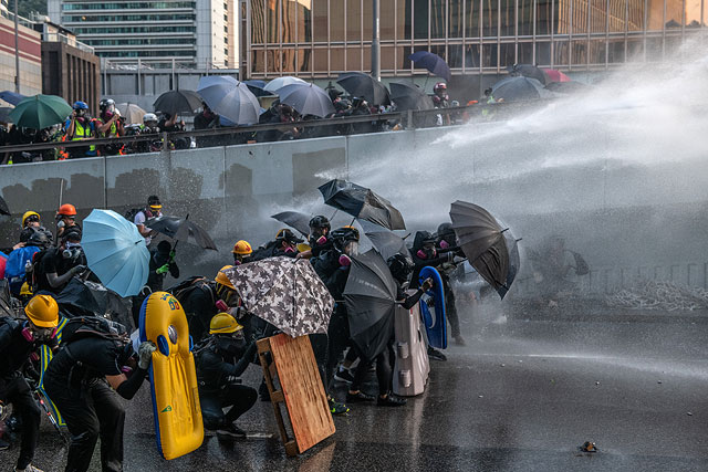 Массовые протесты в Гонконге в свежих снимках. ФОТО