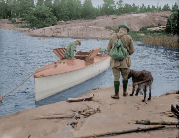 Финляндия в начале 20 века на раскрашенных фотоснимках