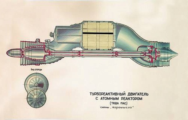 История самолетов с атомным реактивным двигателем
