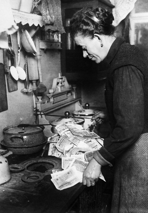 Как жили немцы в условиях огромной послевоенной инфляции. ФОТО