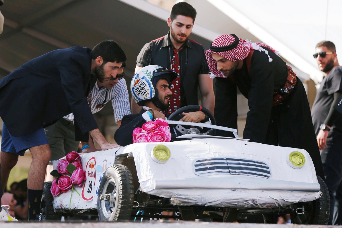 Гонка Red Bull Soapbox на самодельных автомобилях в Иордании