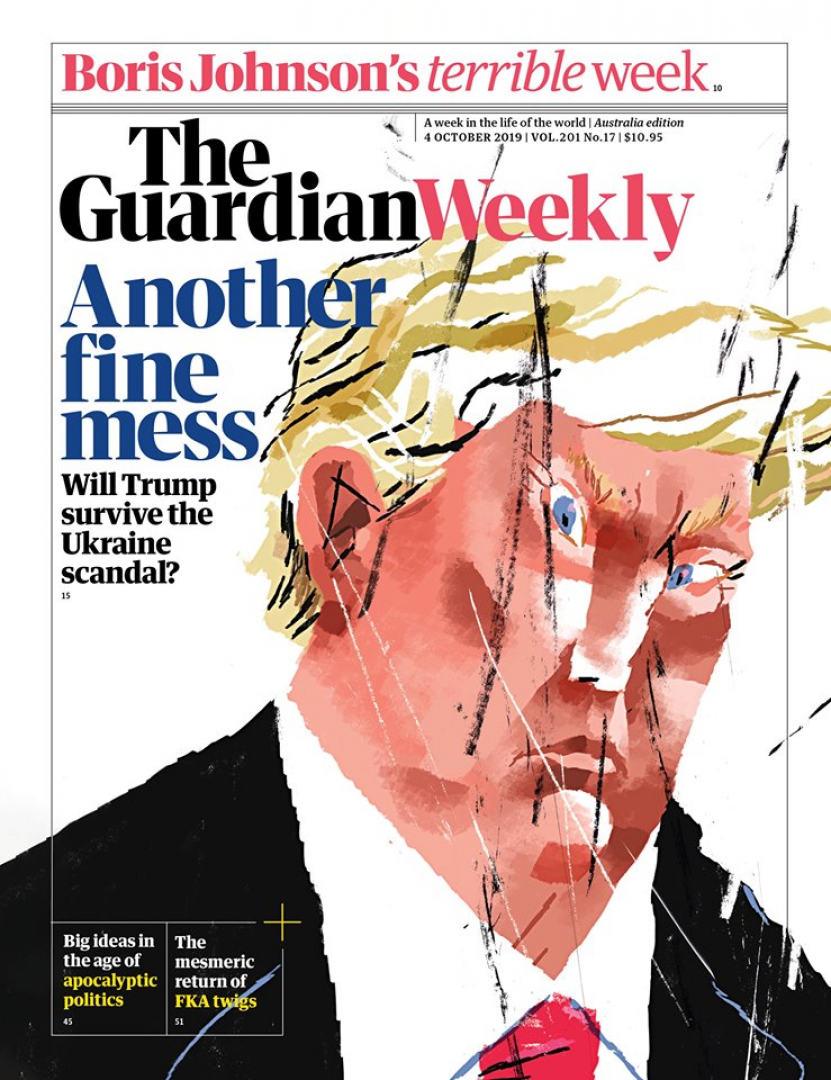 Карикатуры украинского художника украсили обложки The Guardian Weekly. ФОТО