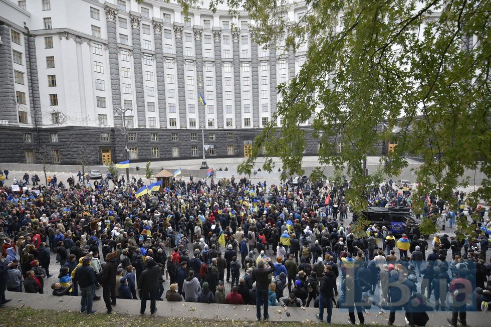 В Киеве протестовали против формулы Штайнмайера. ФОТО