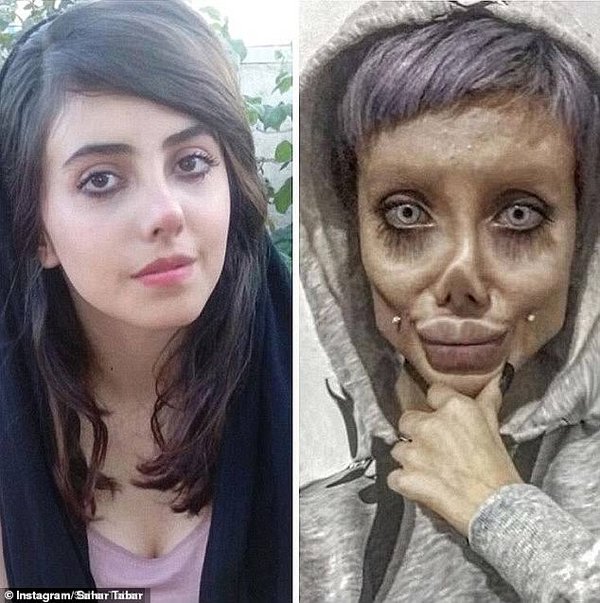 В Иране за богохульство арестовали «зомби-двойника» Джоли. ФОТО