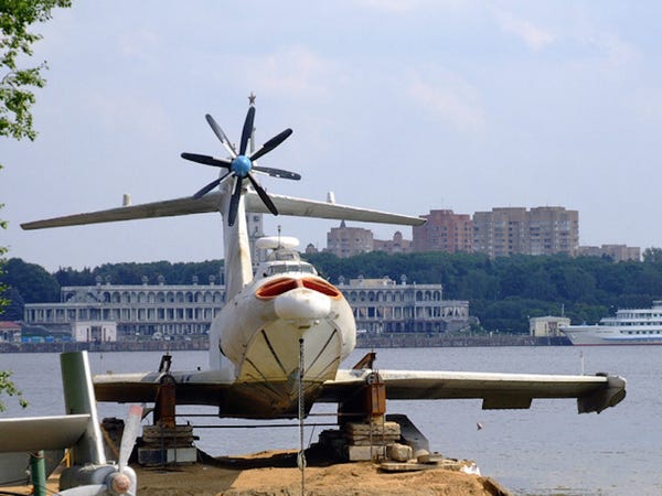 Orlyonok ekranoplan Russia seaplane boat plane