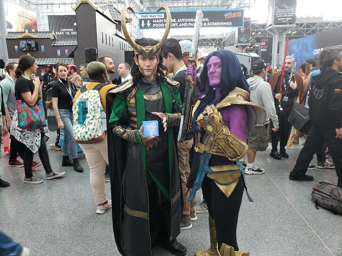 Яркие персонажи с фестиваля Comic Con 2019 в Нью-Йорке