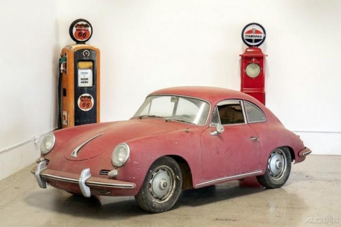 Заброшенный Porsche 356 B из Кремниевой долины