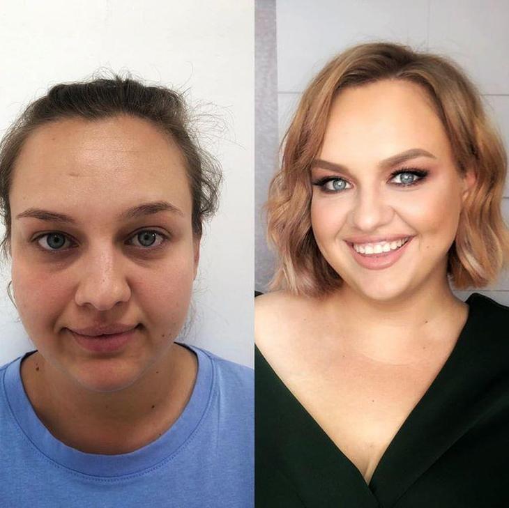 Яркие преображения женщин, которым сделали профессиональный макияж. Фото