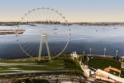 Власти Нью-Йорка одобрили создание крупнейшего в мире колеса обозрения