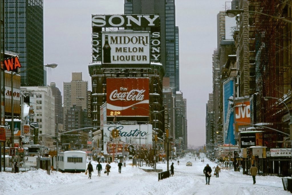 Нью-Йорк 30 лет назад на снимках. ФОТО