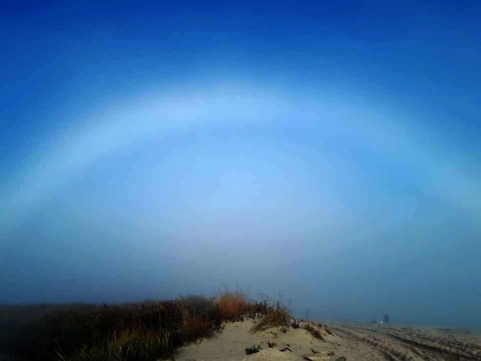 На побережье Азовского моря засняли необычное явление. Фото