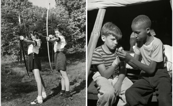 Летние лагеря для школьников США в 50-е годы. ФОТО