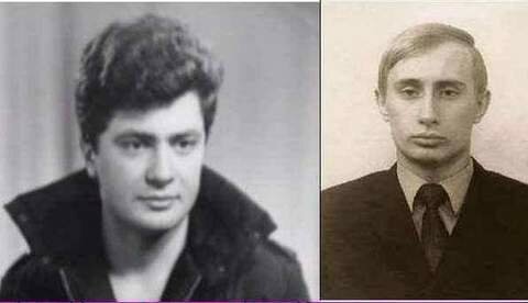 В сети смеются над фото Путина и Порошенко в молодости