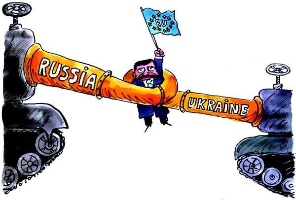 Европа испугалась, что из-за споров России и Украины останется без газа