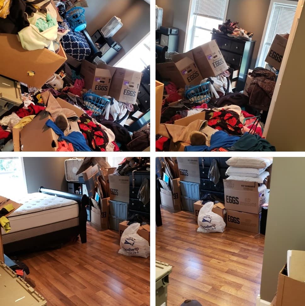 15 фотографий комнат до и после уборки беспорядка, который появился из-за депрессии их владельцев. ФОТО