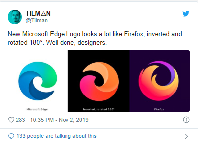 Пользователи посмеялись над обновленным логотипом Microsoft Edge. ФОТО