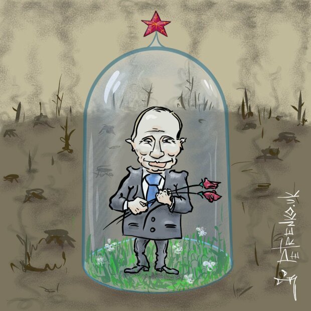 В сети смеются над меткой карикатурой на Путина. ФОТО