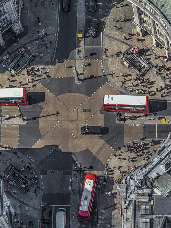 Как выглядит Лондон с высоты птичьего полета. Фото