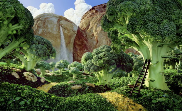 Картины из еды — съедобные пейзажи Карла Уорнера. ФОТО