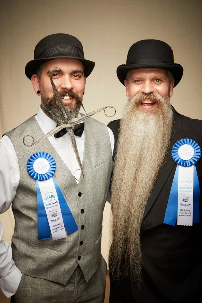 Крутые участники чемпионата по бороде и усам 2019 года