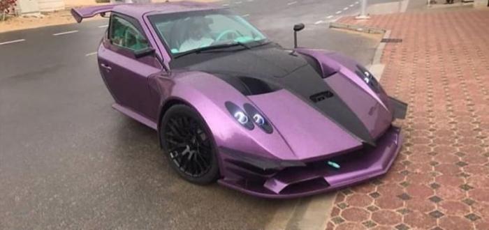 Трехколесный Pagani Zonda выглядит очень необычно